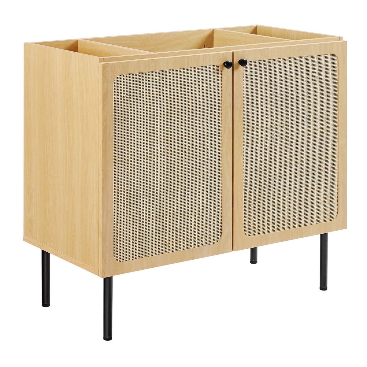 EEI-6603-OAK 36 in. Chaucer Bathroom Vanity Cabinet, Oak