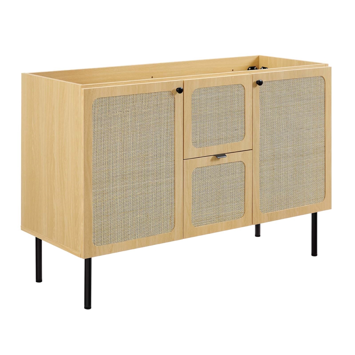 EEI-6604-OAK 48 in. Chaucer Bathroom Vanity Cabinet, Oak
