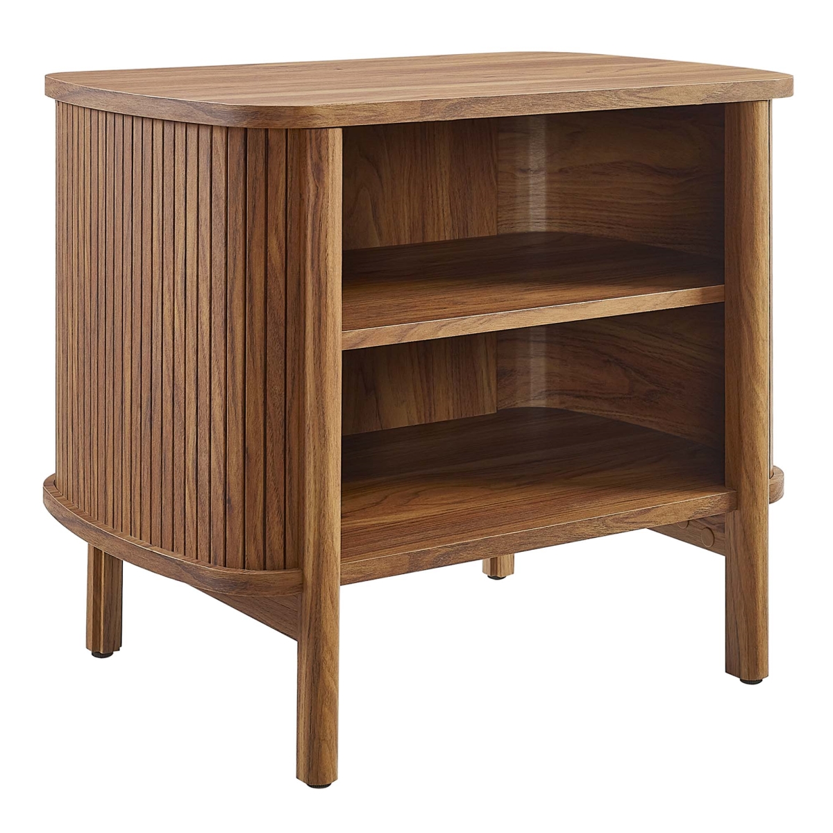 MOD-7157-WAL Cadence Open Nightstand, Walnut