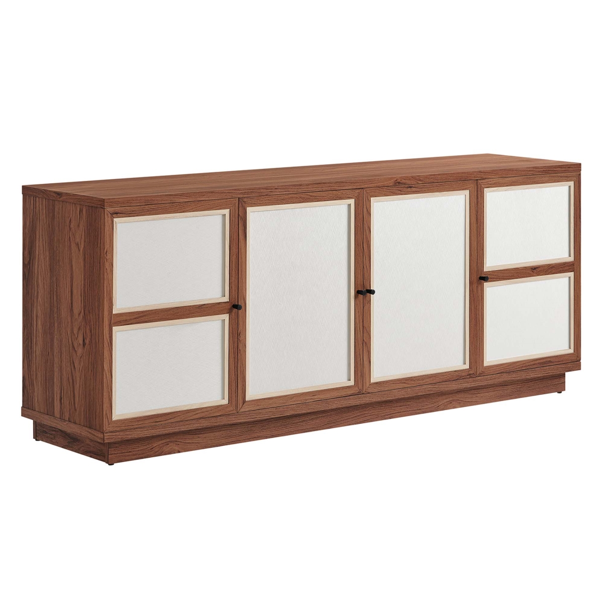 EEI-6865-WAL 63 in. Capri Wood Grain TV Console, Walnut