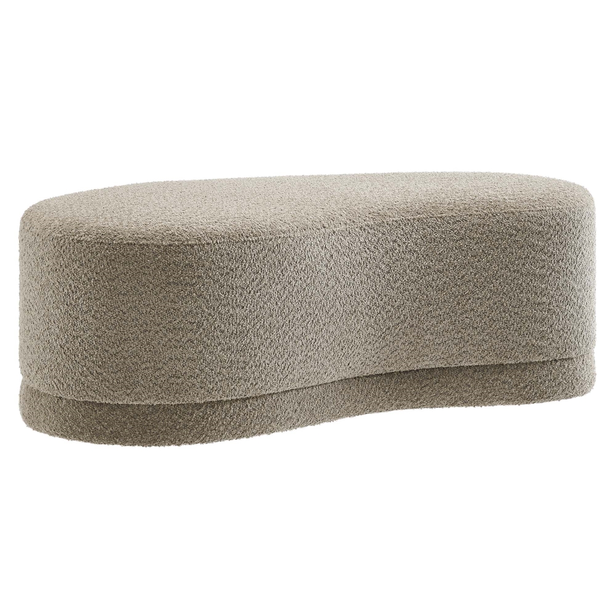EEI-6816-OAT 48 in. Nimbus Upholstered Ottoman Bench, Oat