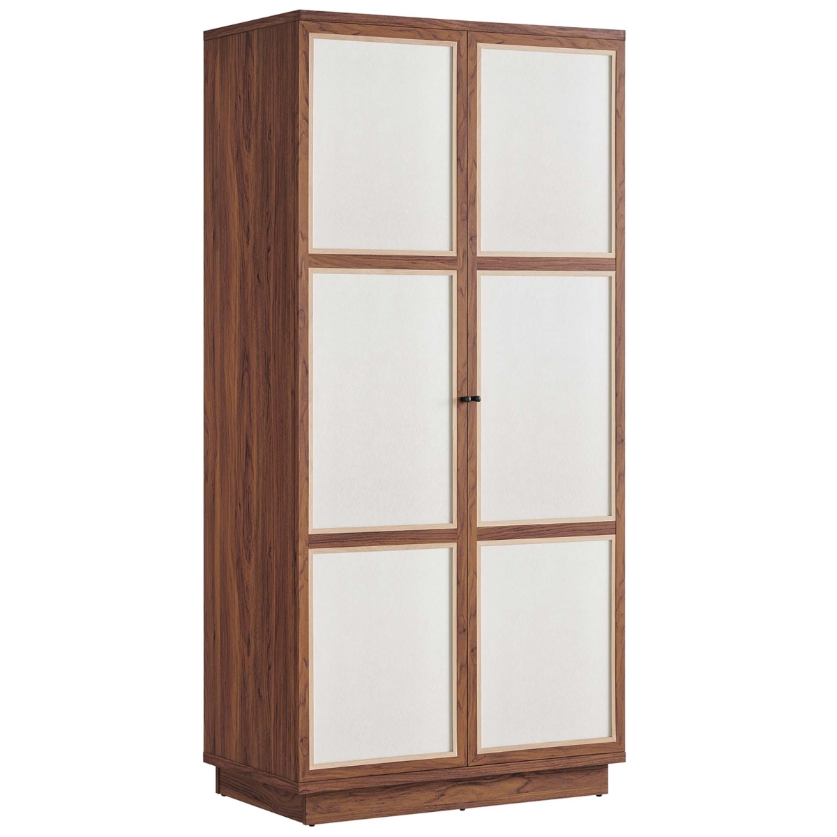MOD-7156-WAL 70 in. Capri Tall Wood Grain Storage Cabinet, Walnut