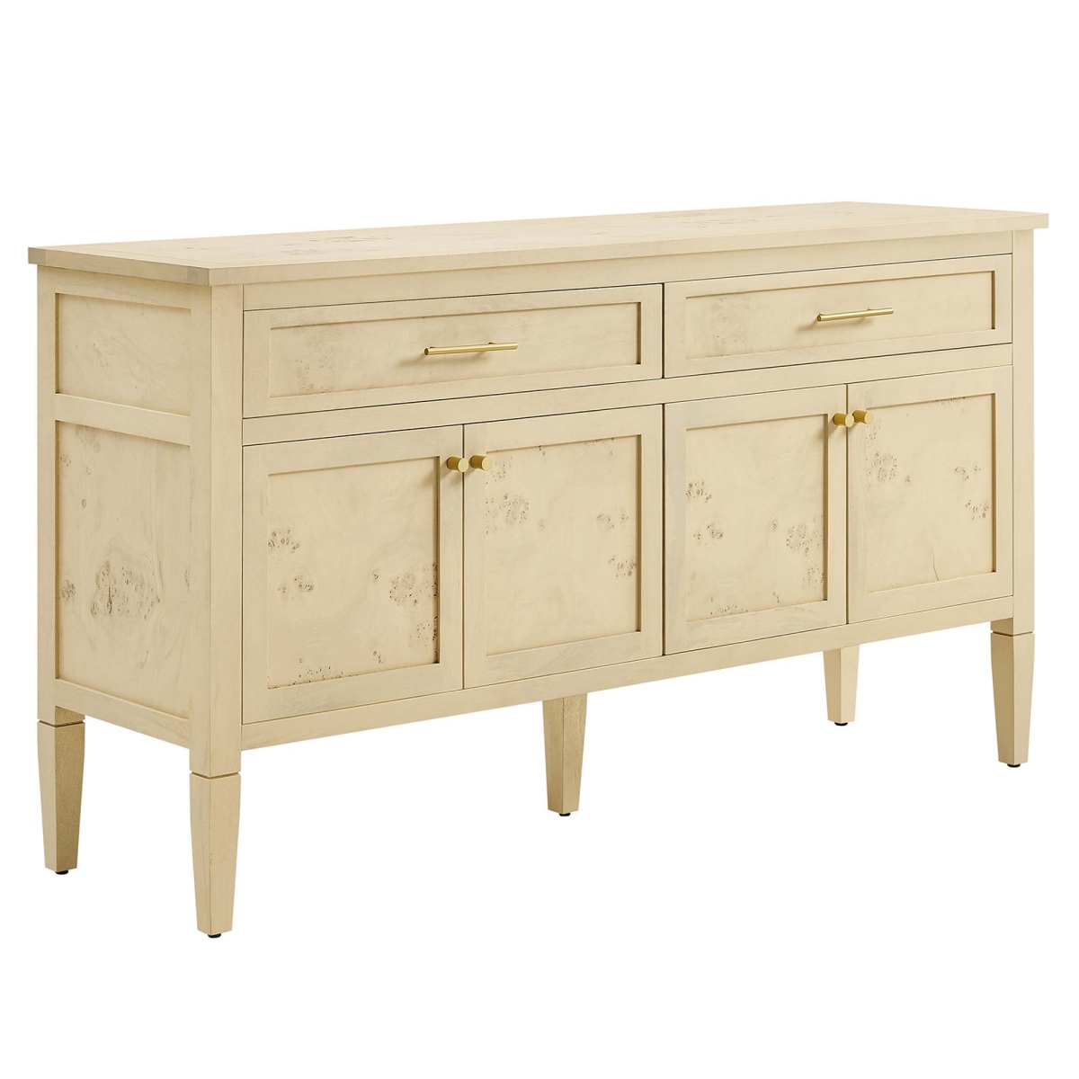 EEI-6794-BUR 62 in. Elysian Wood Sideboard, Bleached Burl