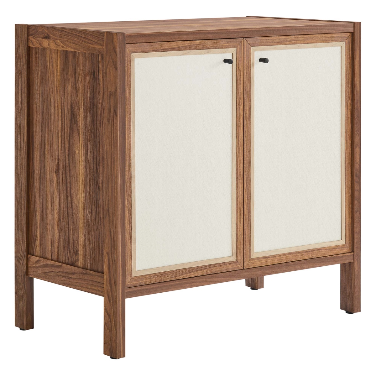 EEI-6615-WAL 33 in. Capri Wood Grain Storage Cabinet, Walnut