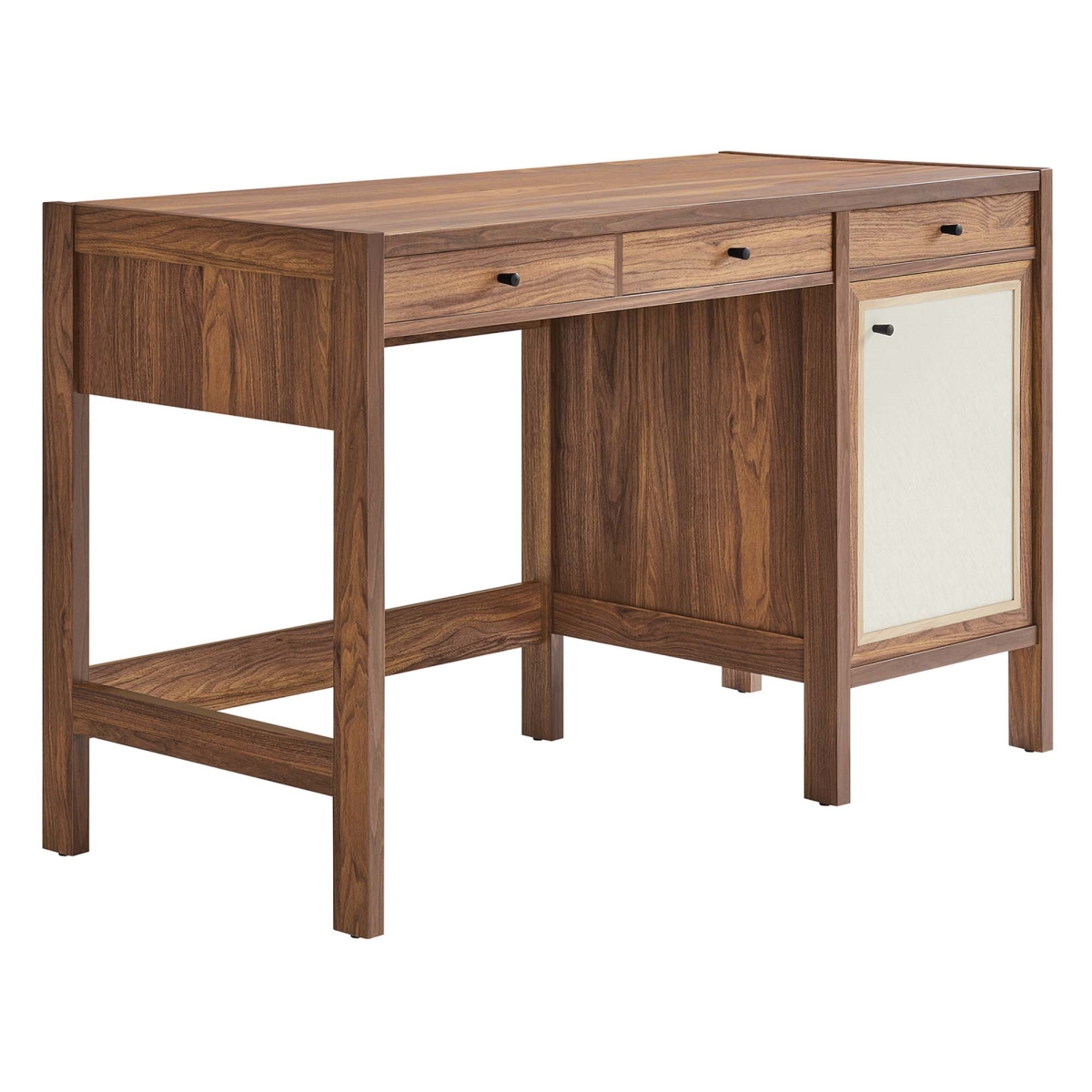 EEI-6617-WAL 49 in. Capri Wood Grain Office Desk, Walnut