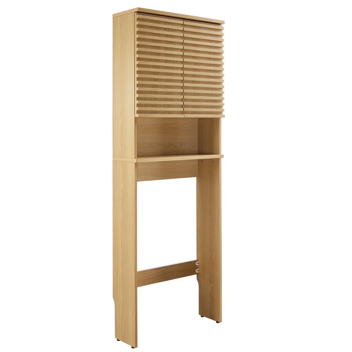 EEI-6853-OAK Render Over the Toilet Bathroom Storage Cabinet, Oak