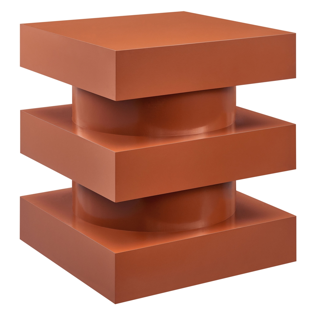 EEI-6864-CAY Perpetuate Totem End Table, Cayenne