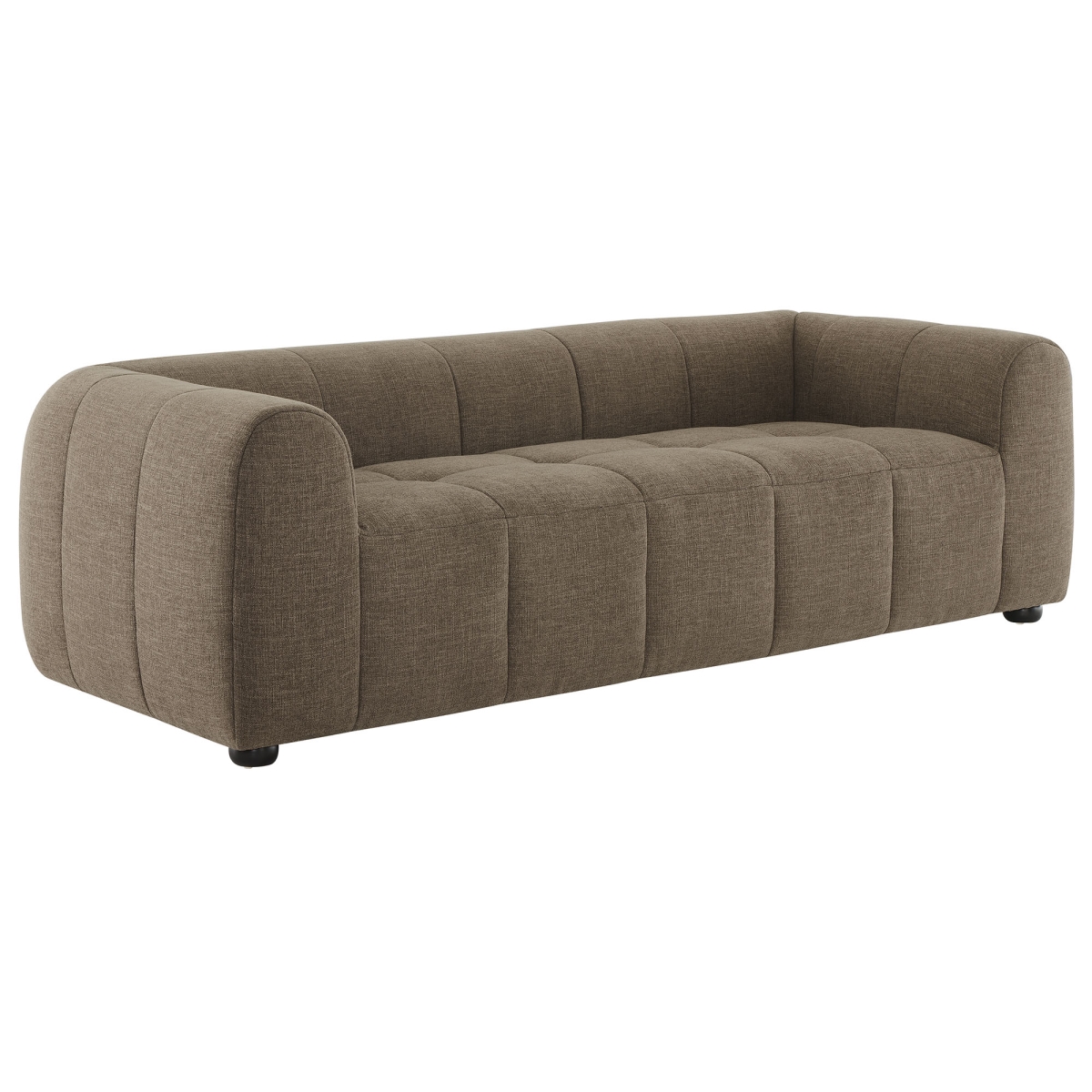 EEI-6866-MOC Liana Upholstered Fabric Sofa, Mocha