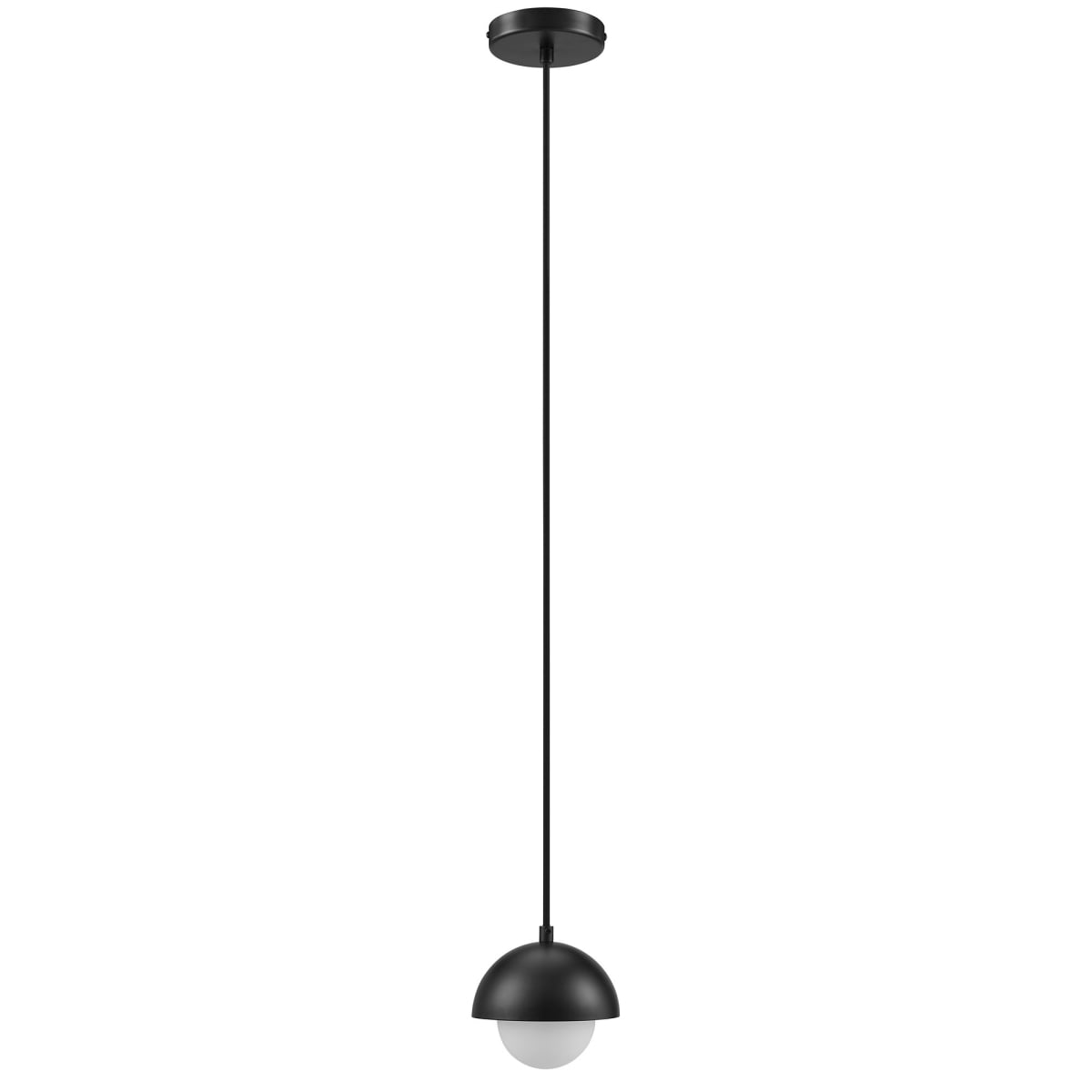 EEI-6870-BLK Eclipse Globe Pendant Light, Black