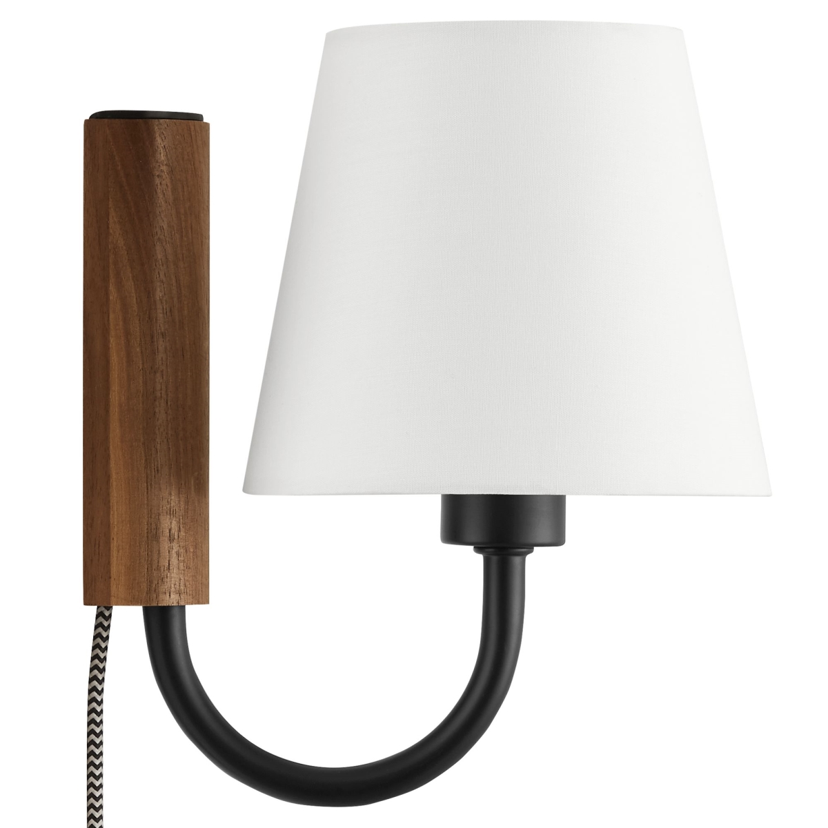 EEI-6880-WAL-BLK Sunlit Swivel Wall Sconce, Walnut Black