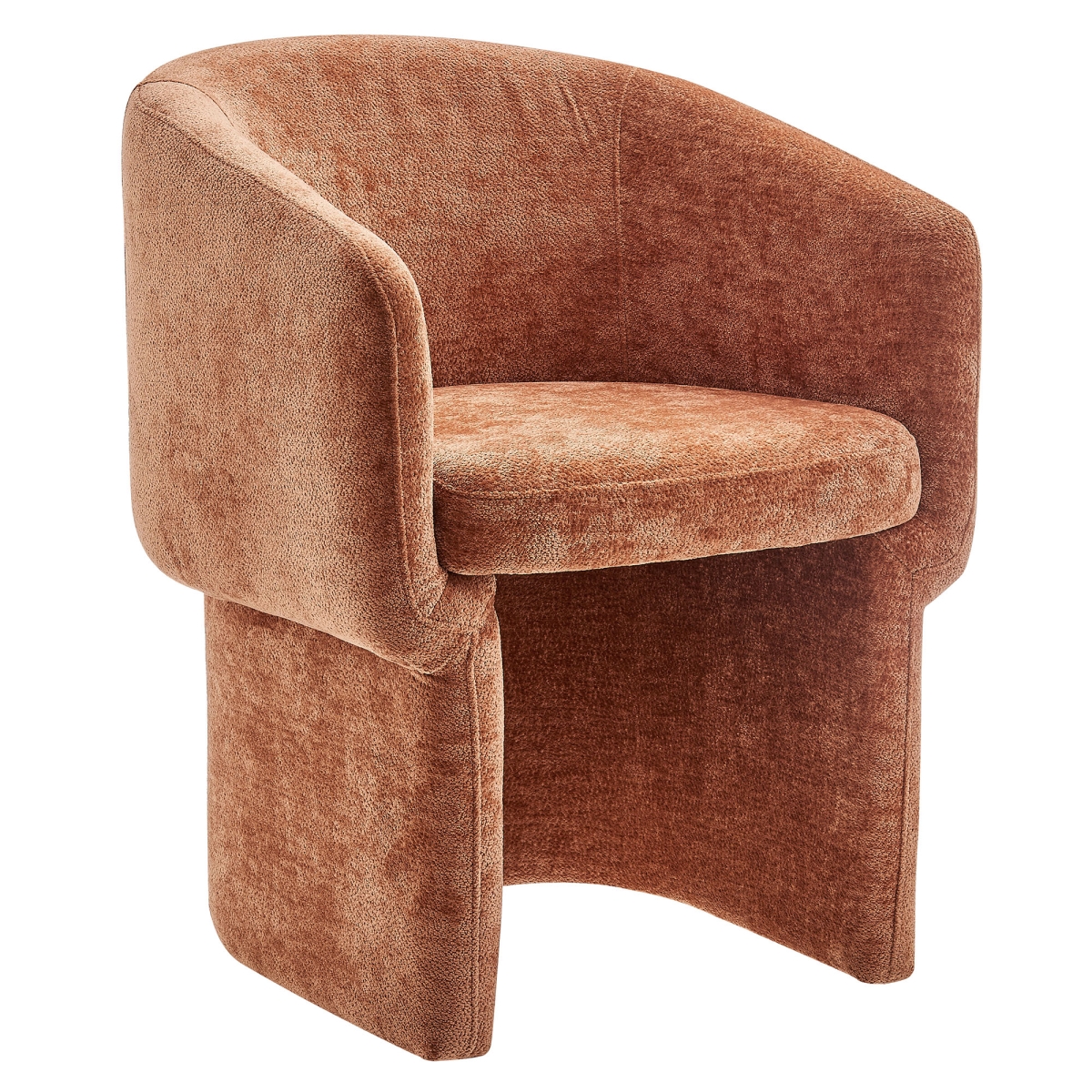 EEI-6951-RUS Verity Chenille Dining Armchair, Rust