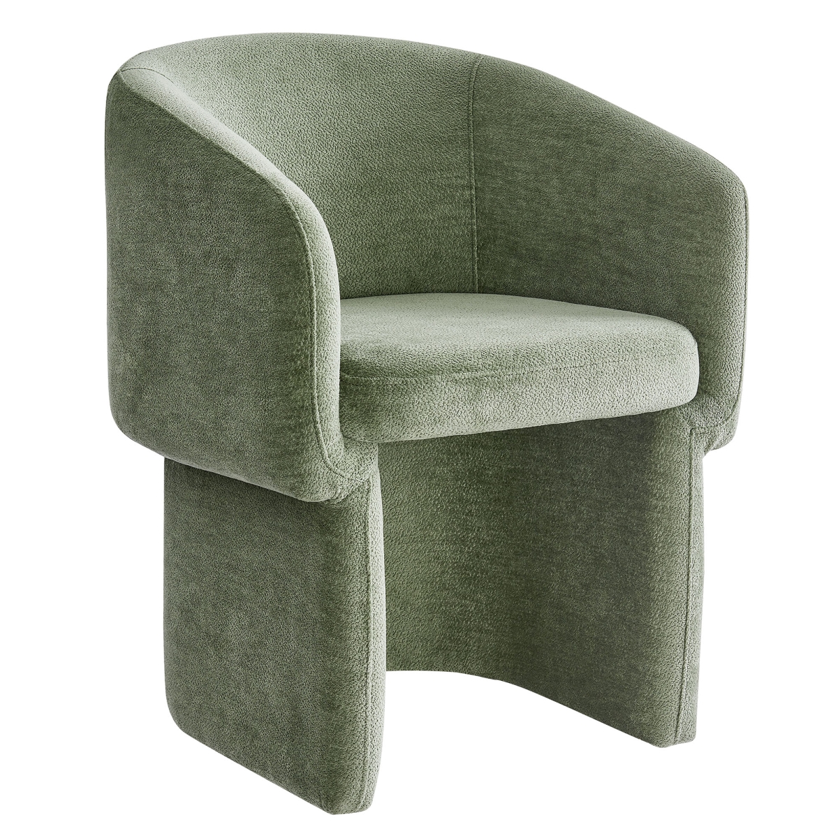 EEI-6951-SGE Verity Chenille Dining Armchair, Sage