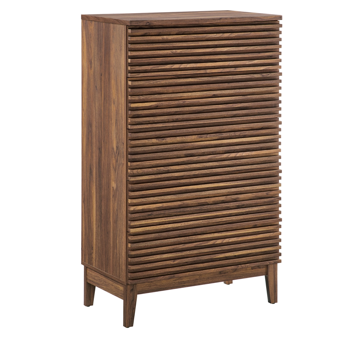 MOD-7203-WAL Render 5-Drawer Chest, Walnut