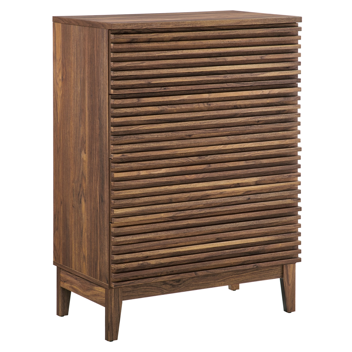MOD-7202-WAL Render 4-Drawer Chest, Walnut