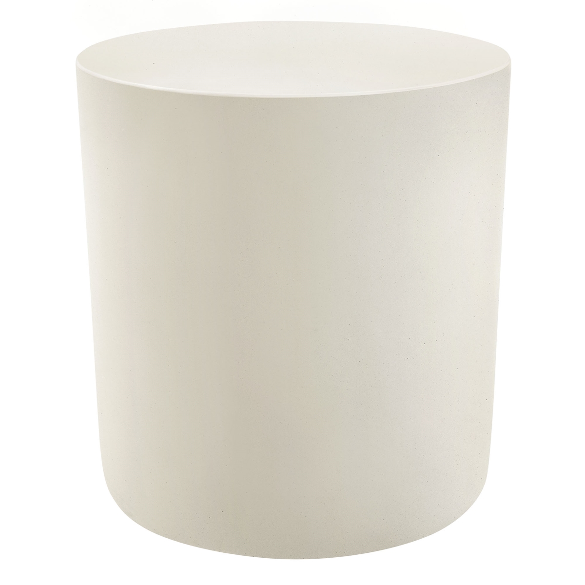 EEI-7088-WHI Brion Indoor & Outdoor Patio Concrete Stool, White
