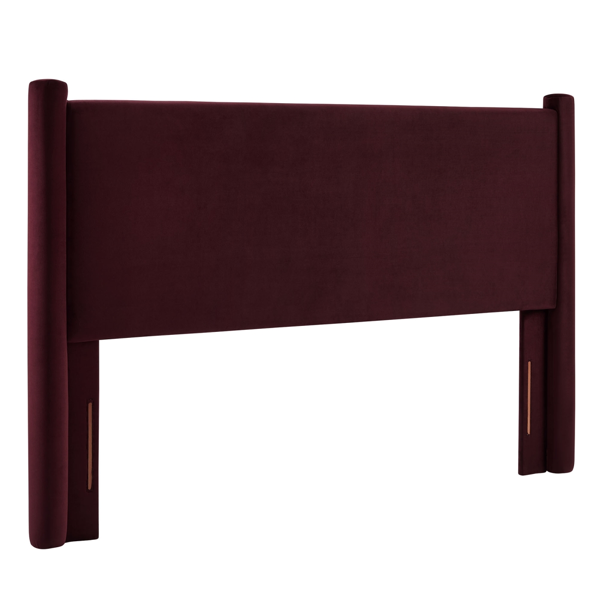 MOD-7178-MUL Rael Performance Velvet Headboard, Mulberry - Full Size