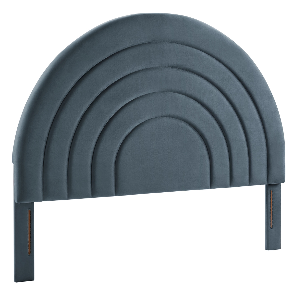 MOD-7172-CAB Solana Arched Performance Velvet Headboard, Cadet Blue - King Size