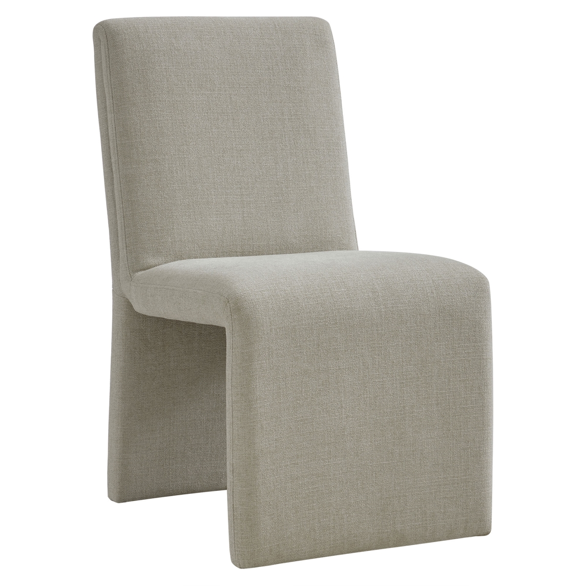 EEI-7185-LIN Emory Fabric Upholstered Dining Side Chair, Linen