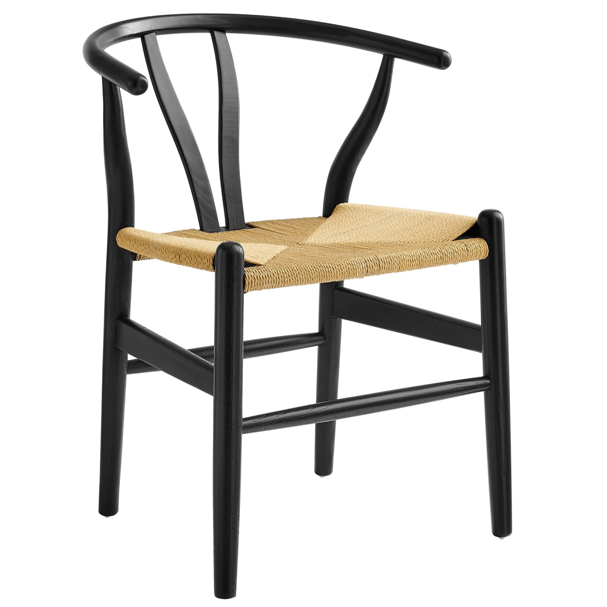 EEI-7200-BLK 29 in. Amish Wood Dining Chair, Black