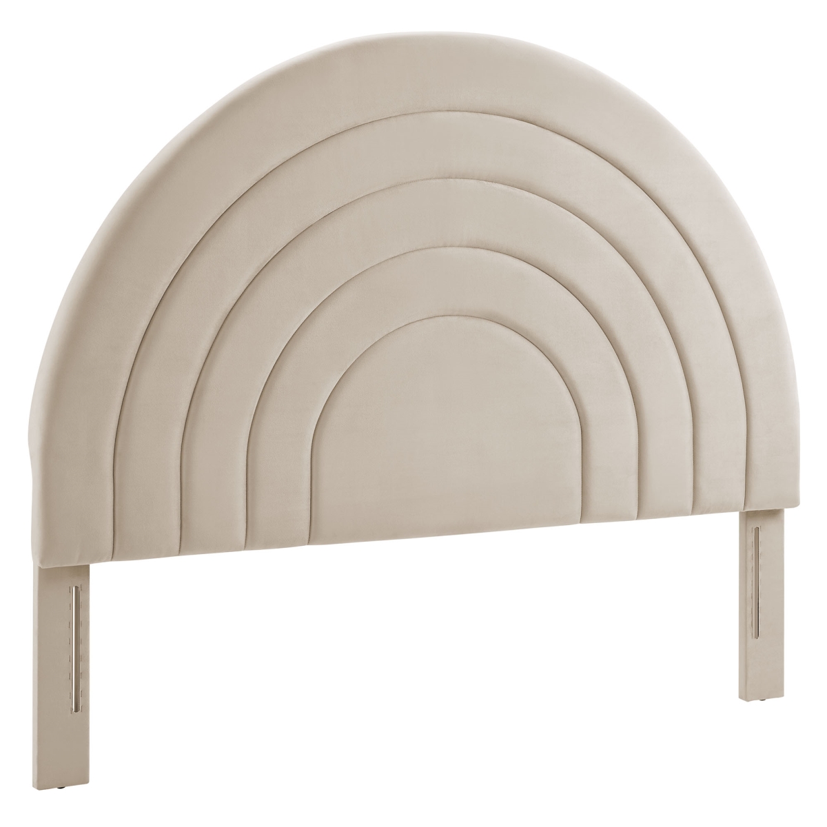 MOD-7171-ALM Solana Arched Performance Velvet Headboard - Queen Size