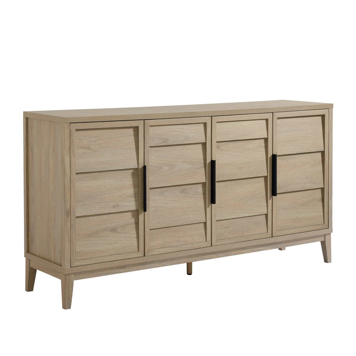 EEI-7040-LOA Sinya 4-Door Sideboard, Light Oak