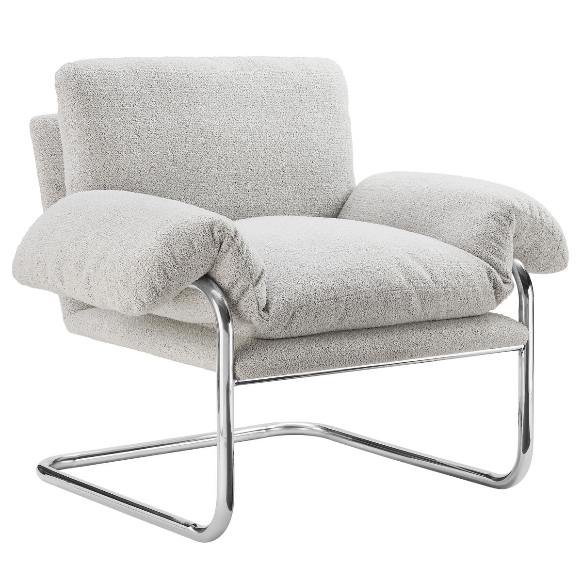 EEI-7180-NPT Ansel Boucle Fabric Accent Chair,  sprint