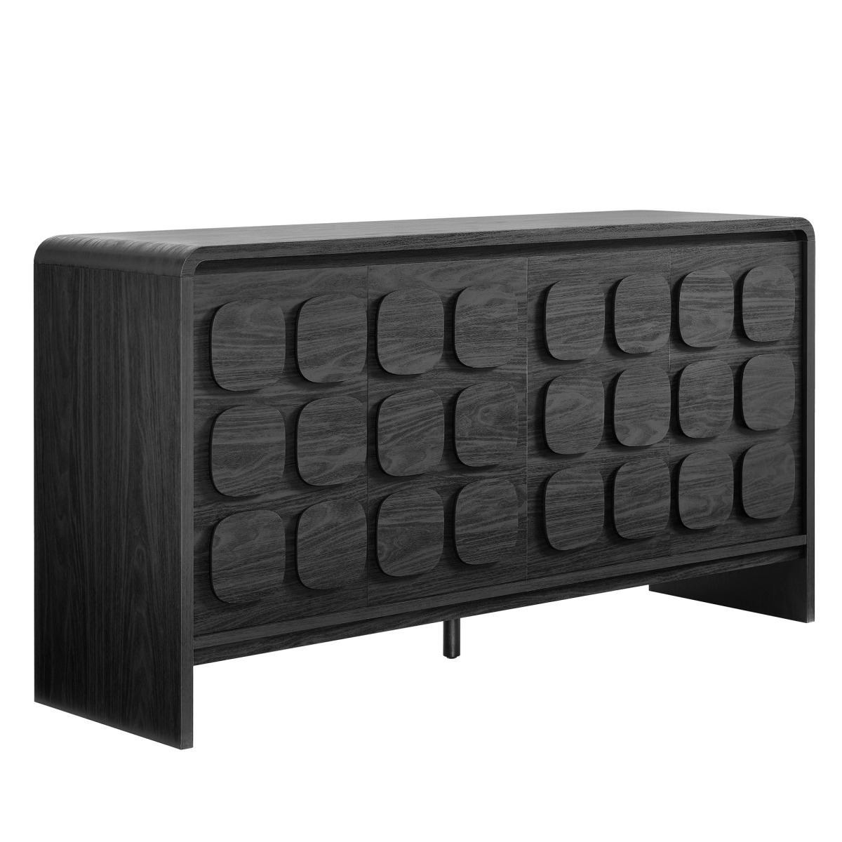 EEI-6862-BLK 61 in. Toscana Sideboard, Black