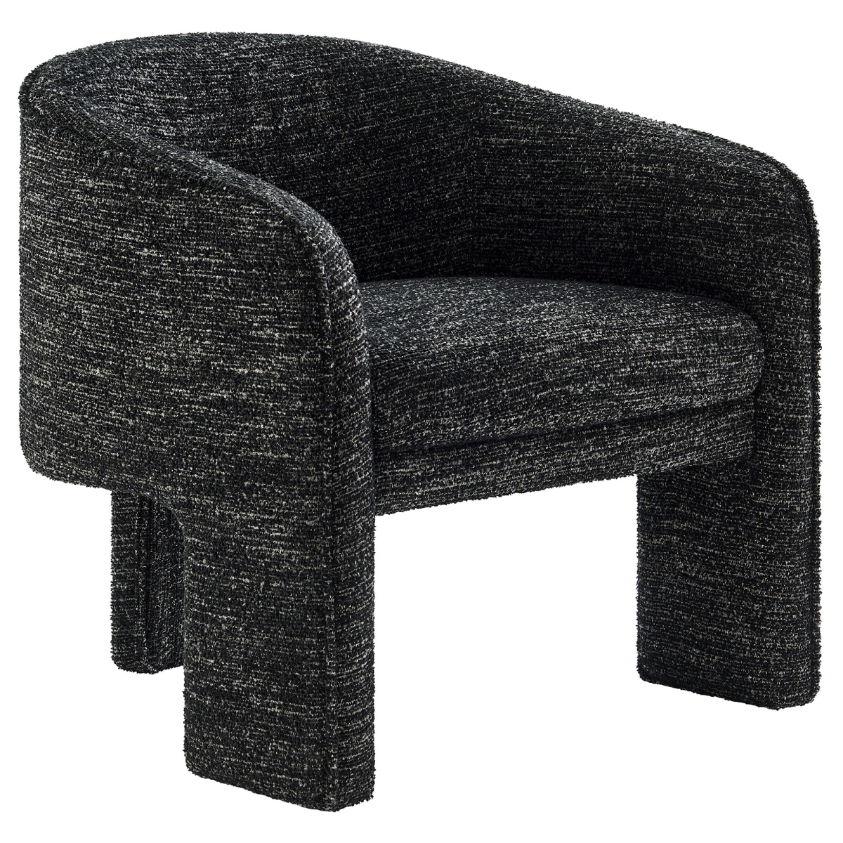Picture of Modway Furniture EEI-7101-CHA 27 x 27 x 28 in. Greer Boucle Fabric Upholstered Accent Armchair - Charcoal