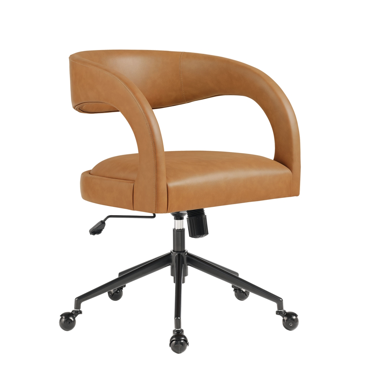 EEI-7150-TAN Pinnacle Vegan Leather Office Chair, Tan