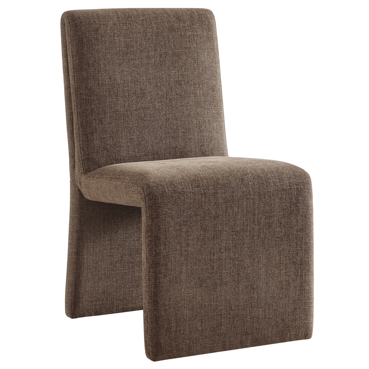 EEI-7185-MOC Emory Fabric Upholstered Dining Side Chair, Mocha