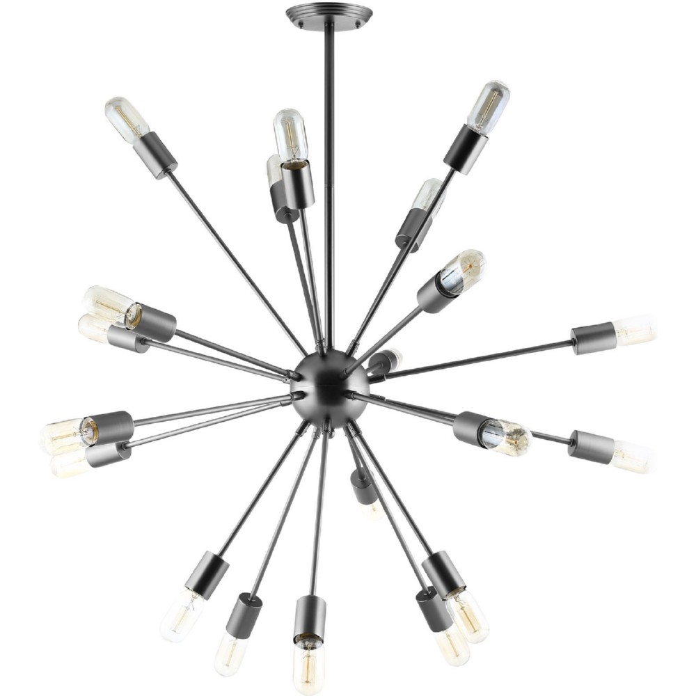 Picture of EastEnd EEI-1562 Beam 12 Light Chandelier in Silver Stainless Steel