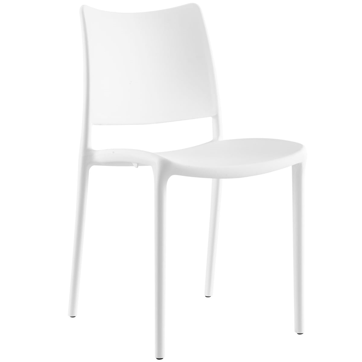 EastEnd EEI-1703-WHI Hipster Dining Side Chair, White Polypropylene