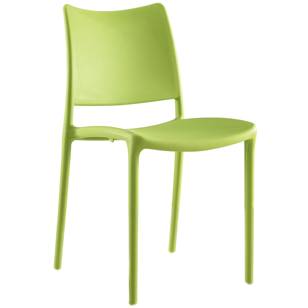 EastEnd EEI-1703-GRN Hipster Dining Side Chair, Green Polypropylene