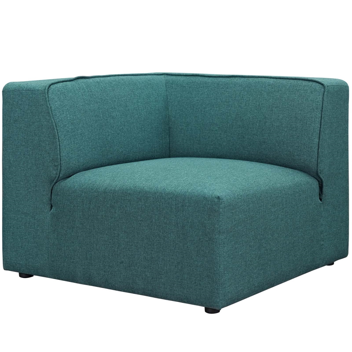 Modway EEI-2728-TEA 27 H x 37 W x 37 D in. Mingle Corner Sofa, Teal