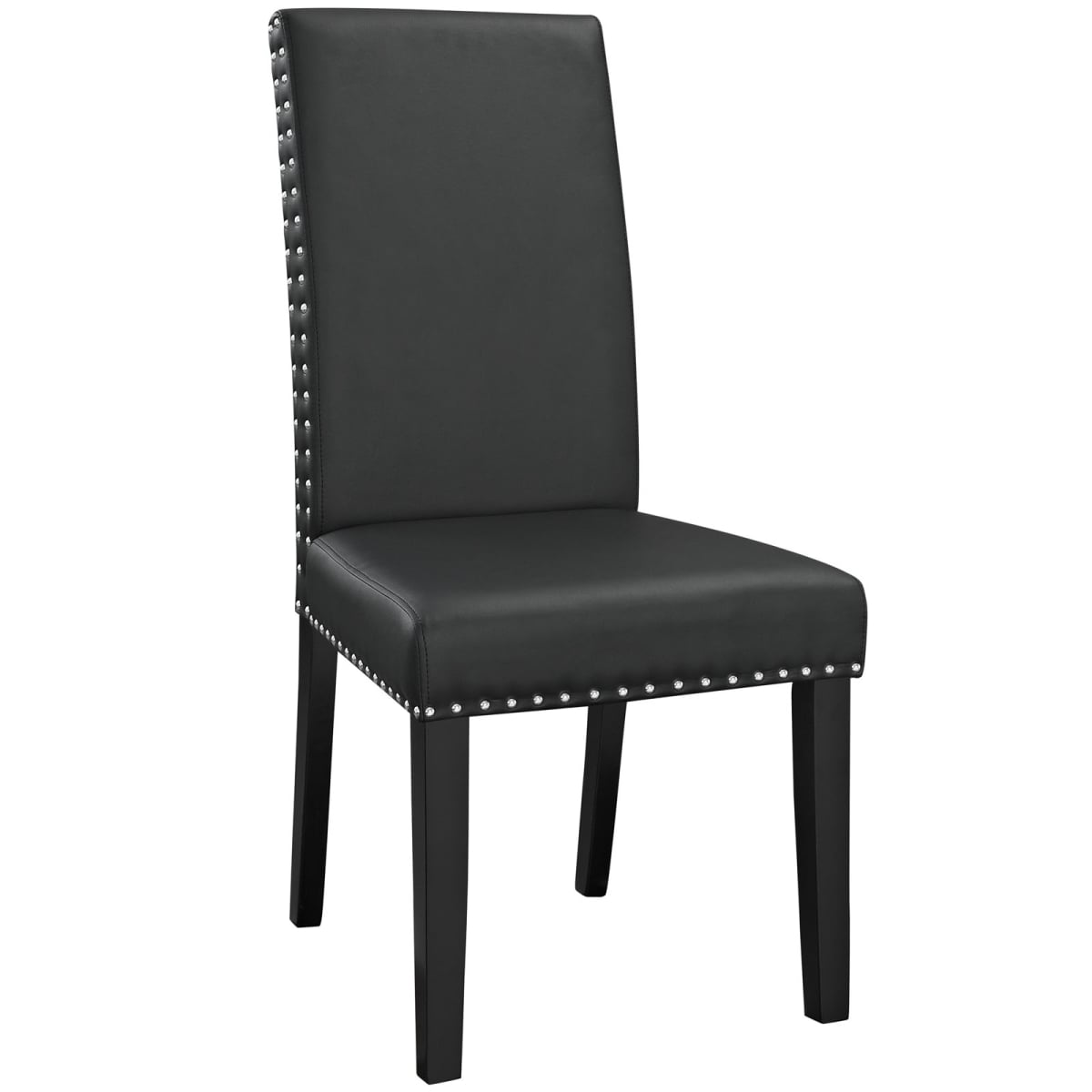 Modway EEI-1491-BLK Parcel Dining Vinyl Side Chair, Black
