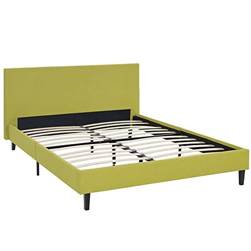 Modway  Anya Full Size Fabric Bed, White