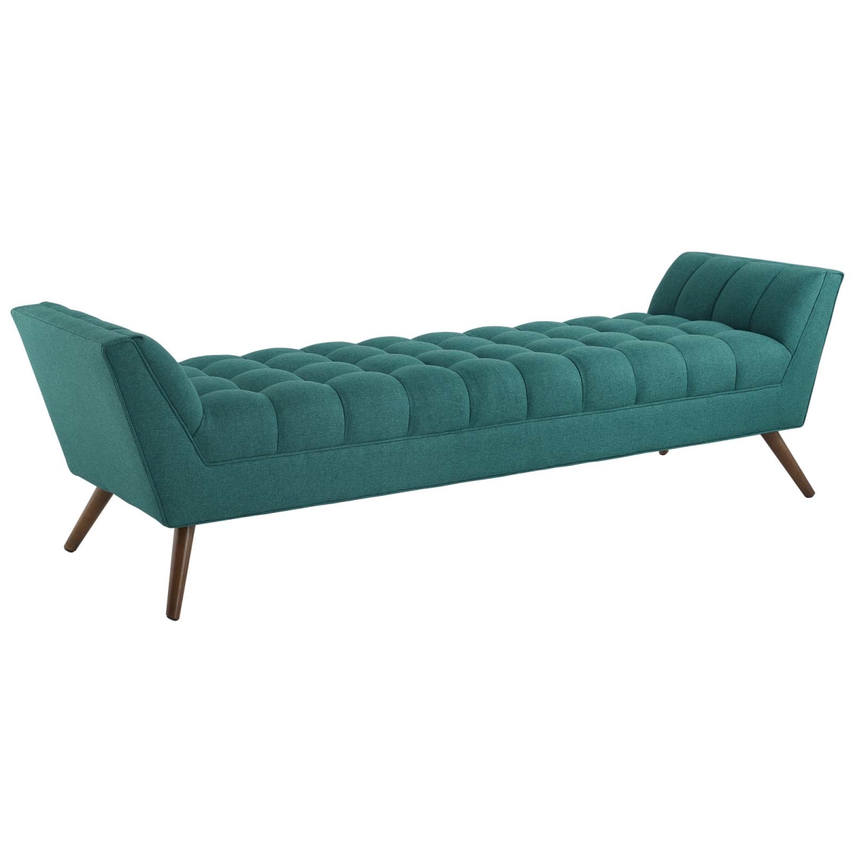 Picture of Modway EEI-1789-TEA Response Medium Upholstered Fabric Bench&#44; Teal