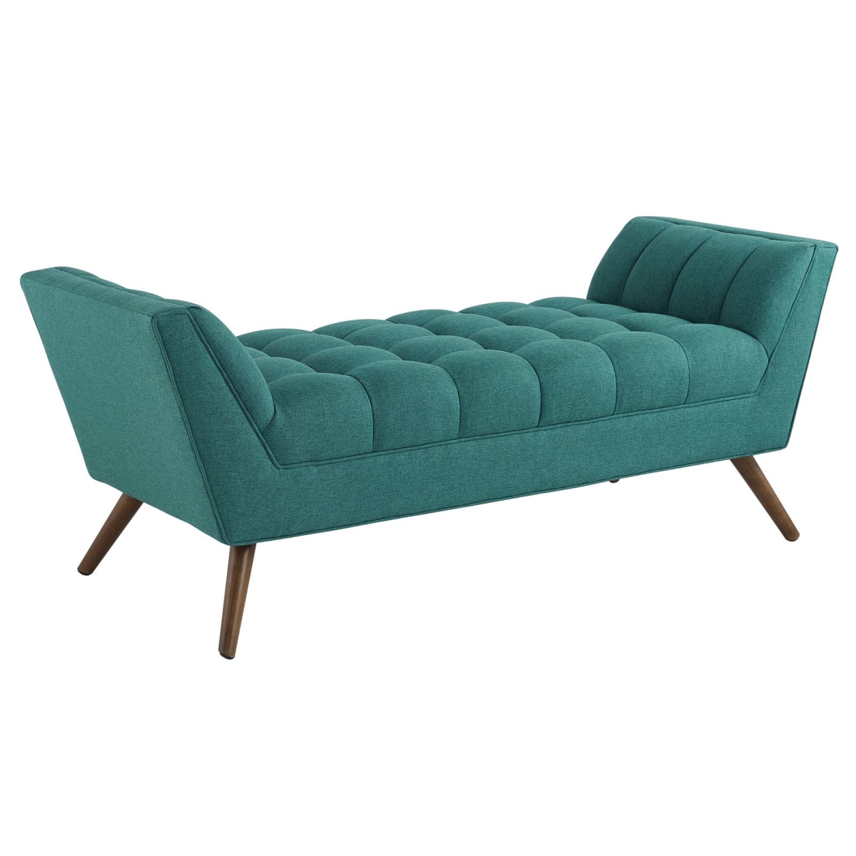 Picture of Modway EEI-1790-TEA Response Upholstered Fabric Bench&#44; Teal
