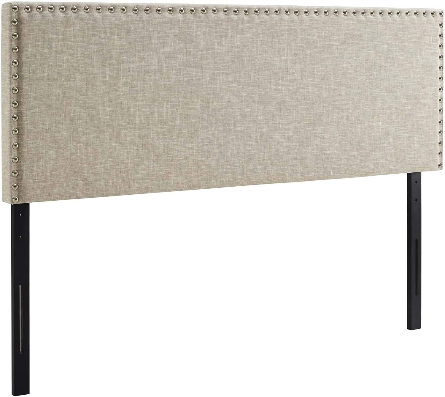 Picture of Modway MOD-5386-BEI Phoebe Queen Size Upholstered Fabric Headboard, Beige
