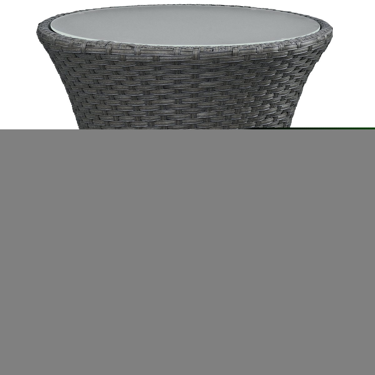 Modway  Sojourn Outdoor Patio Side Table, Chocolate