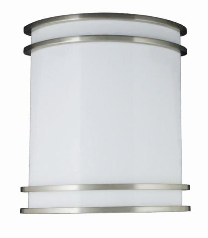 Efficient Lighting EL-300 Modern 1-Light 15W Integrated LED Interior Wall Sconce&#44; Brushed Nickel