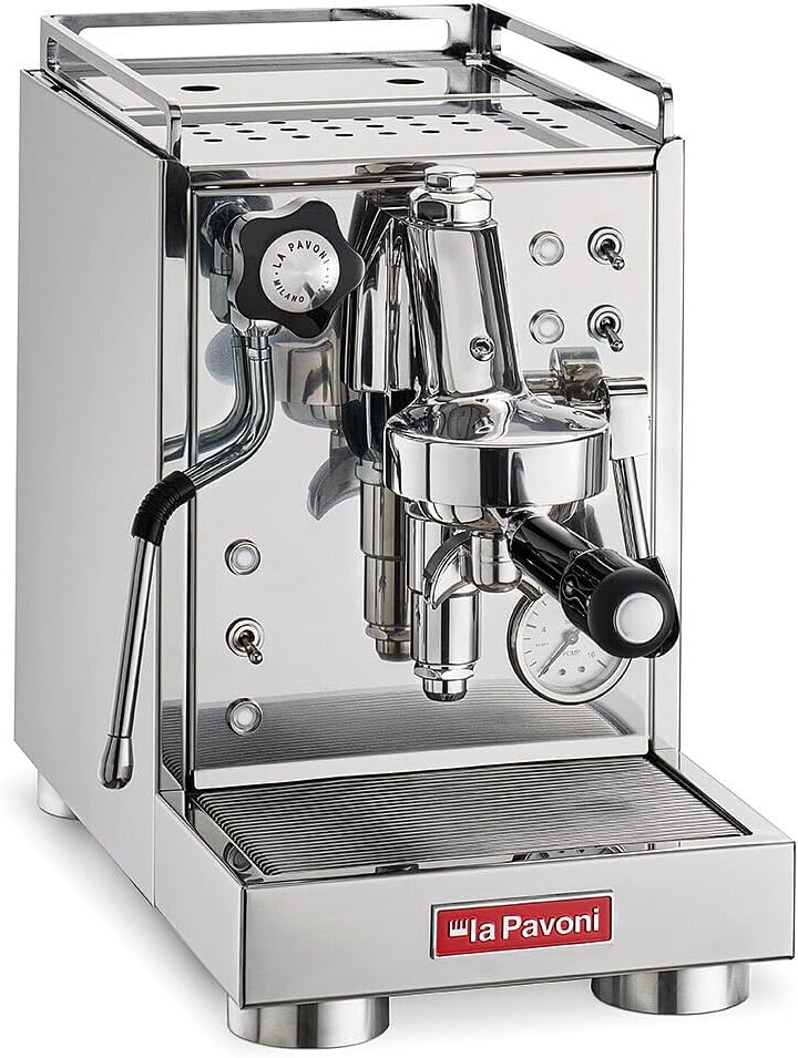 Picture of La Pavoni LPSMCS01US Mini Cellini Coffee Machine - Silver
