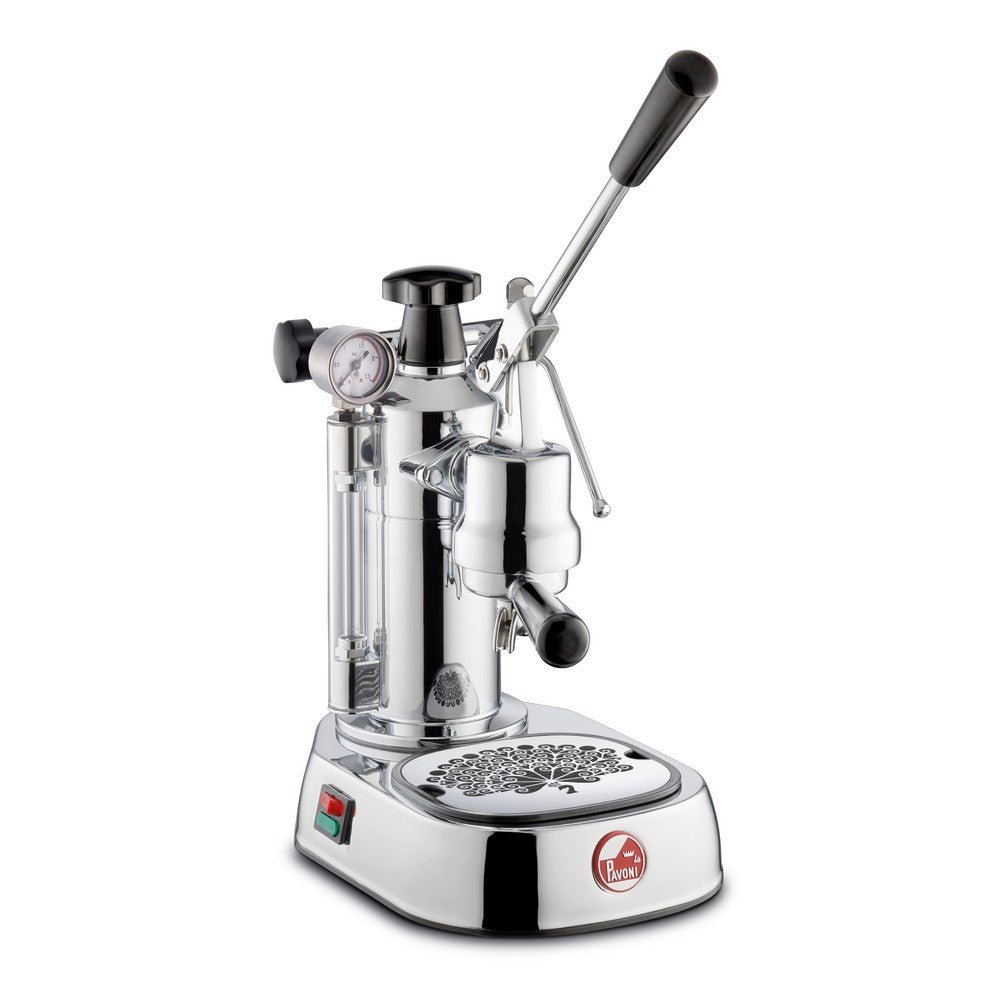 Picture of La Pavoni EPC-8SB Special Edition Europiccola Machine with Pressure Gauge Black Handle