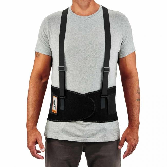 Picture of ProFlex 11381 Economy Spandex Back Support Brace&#44; Black - Extra Small