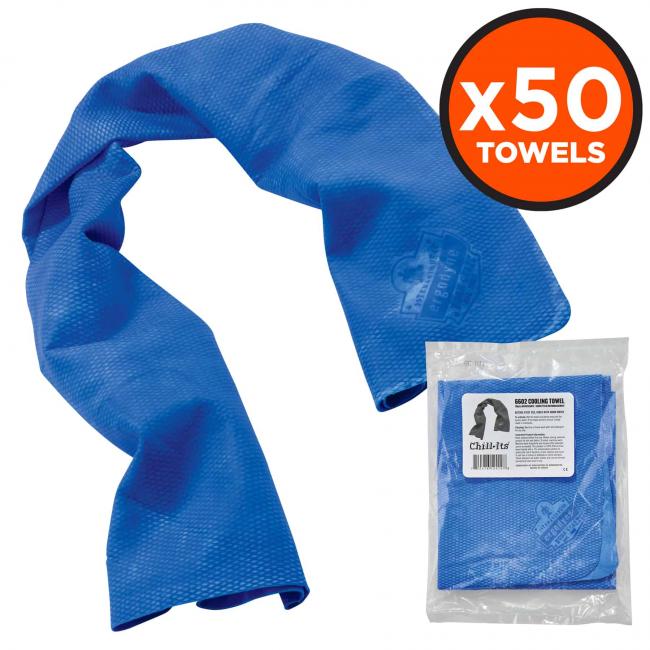 Picture of Chill-Its 12410 13 x 29.5 in. Evaporative Cooling Towel&#44; Blue