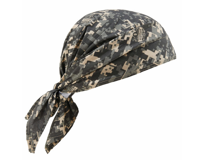 Evaporative Cooling Triangle Hat with Cooling Towel, Camo