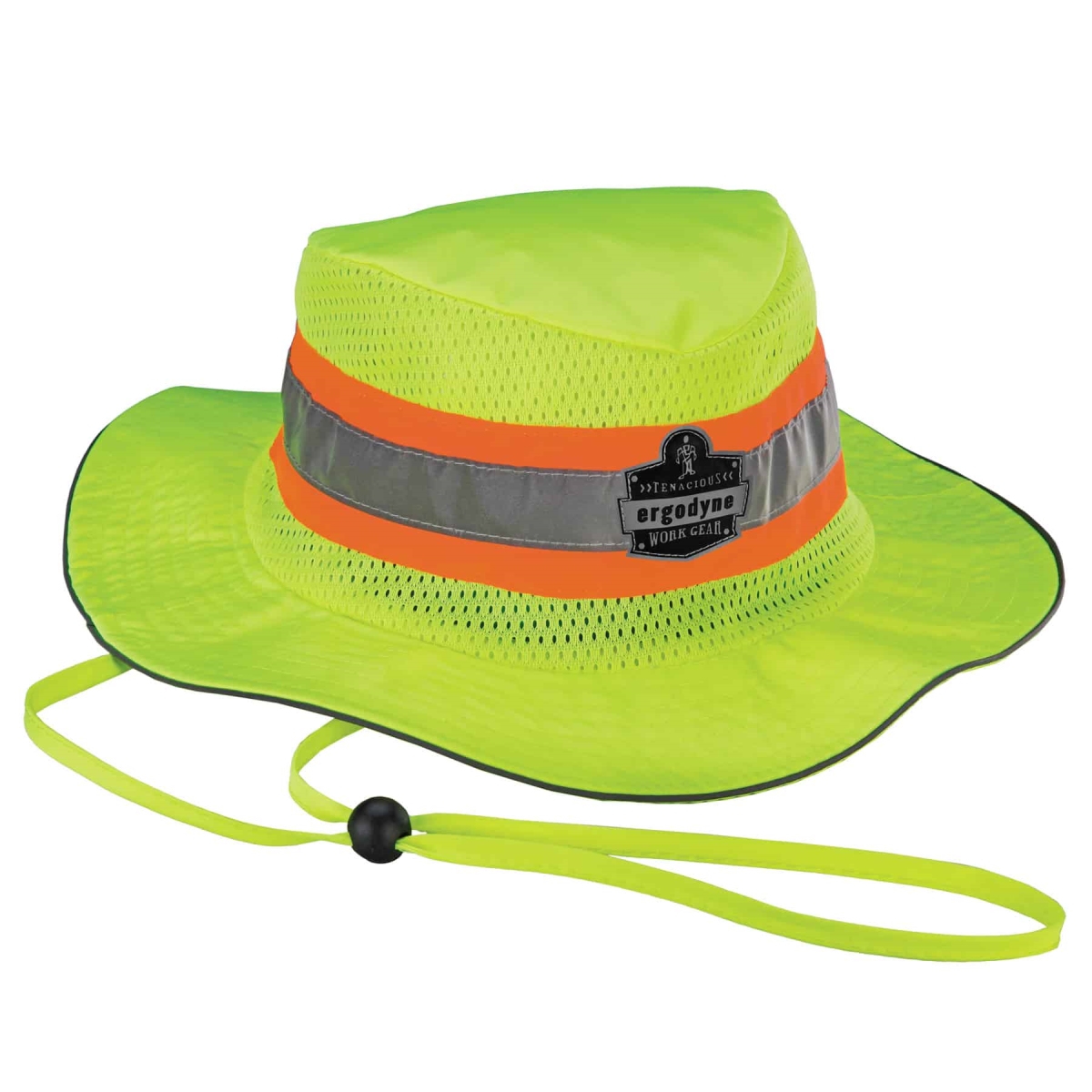 Evaporative Class Headwear Hi-Vis Ranger Hat with Microfiber, Lime - Large & Extra Large