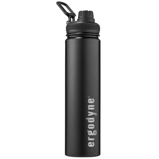 Picture of Chill-Its 13167 750 ml Insulated Stainless Steel Water Bottle&#44; Black