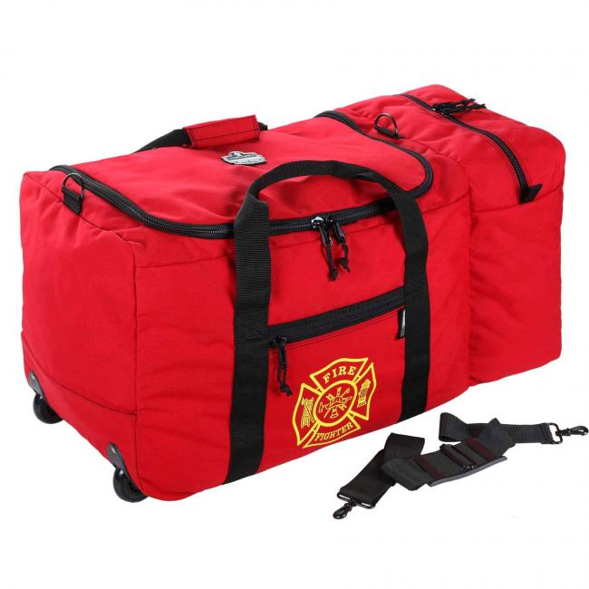 Picture of Arsenal 13205 Wheeled Fire & Rescue Gear Bag&#44; Red
