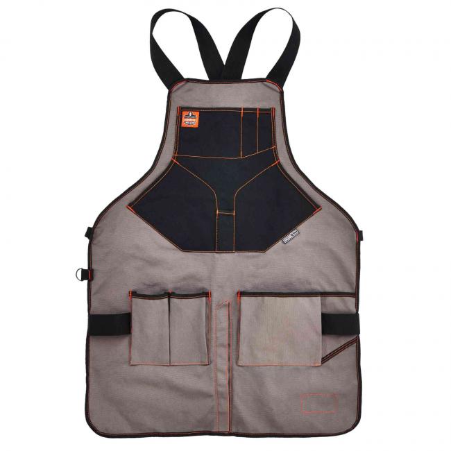 Arsenal 13696 25.5 x 34 in. Extended Length Canvas Tool Apron, Gray